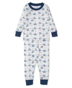 Construction Junction Print Pajama Set Toddler