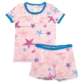 Esme Stars & Bubbles S/S Top & Boxer Set