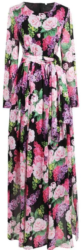 Floral Print Maxi Dress