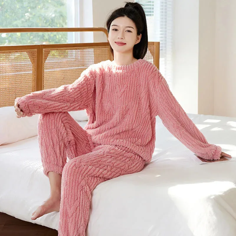 New Casual Plus Size Pajamas Suit