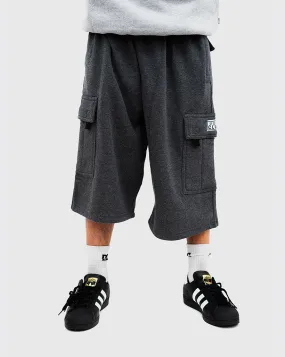 Pro Club Fleece Cargo Shorts - Grey