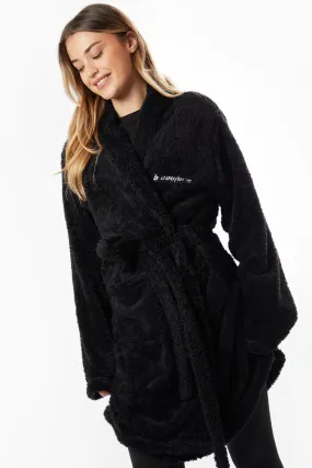 Trinity Dressing Gown - Black