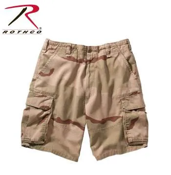 Vintage Camo Paratrooper Cargo Shorts