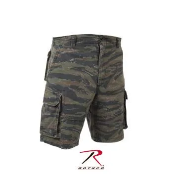 Vintage Camo Paratrooper Cargo Shorts