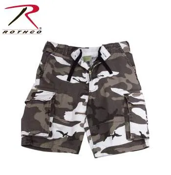 Vintage Camo Paratrooper Cargo Shorts