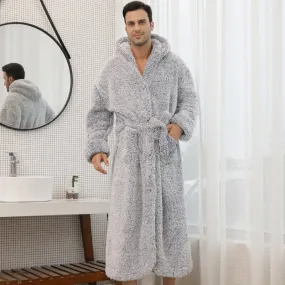 Warm Fleece Couples Dressing Gown